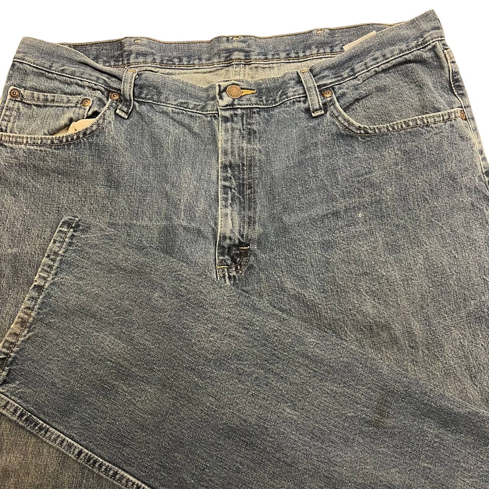 Wrangler Men Jeans 38x30‎ Denim Straight Regular Fit Medium Wash Pocket